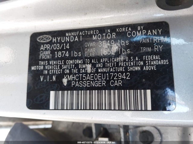 2014 Hyundai ACCENT GS 缩略图 12