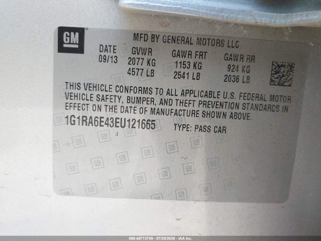 2014 Chevrolet VOLT 照片 9
