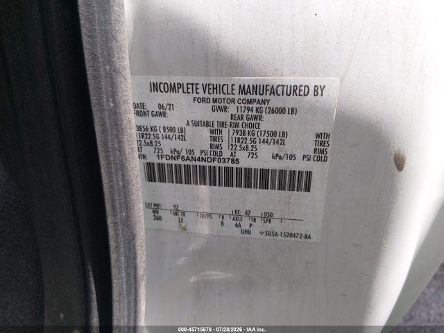 2022 FORD F-650 GAS 9