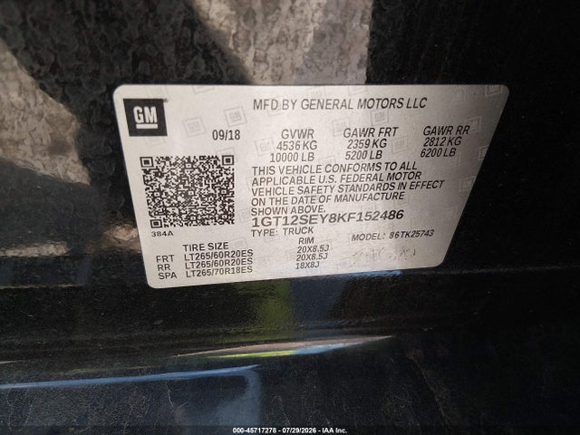 2019 GMC SIERRA 2500HD DENALI 9