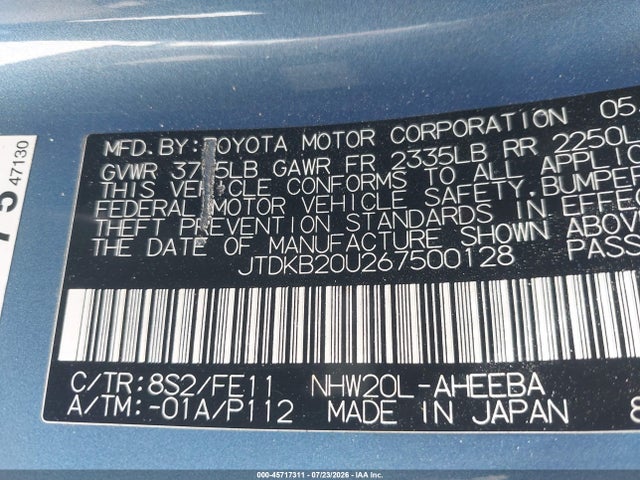 2006 Toyota PRIUS 照片 9