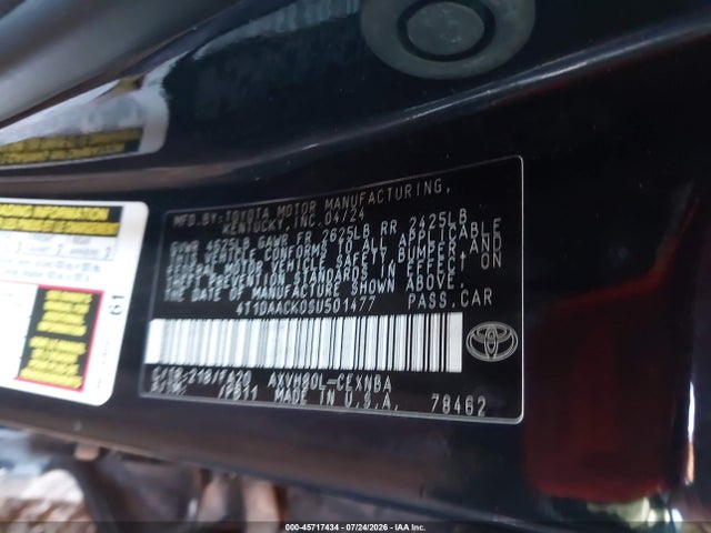 2025 TOYOTA CAMRY LE 9