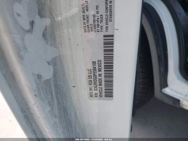 2023 RAM PROMASTER 2500 HIGH ROOF 159 WB 9
