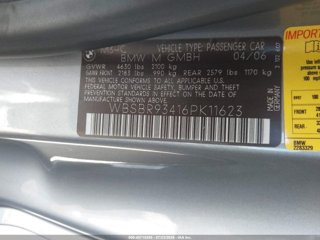 2006 BMW M3 照片 9