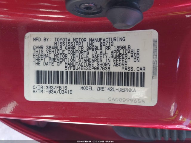 2013 Toyota COROLLA LE 照片 9