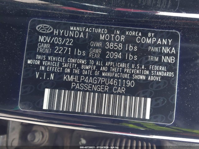 2023 Hyundai ELANTRA LIMITED 照片 9