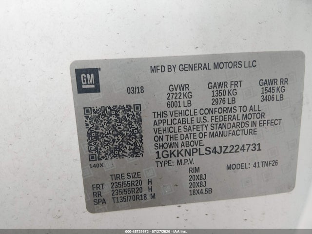 2018 GMC ACADIA DENALI 9