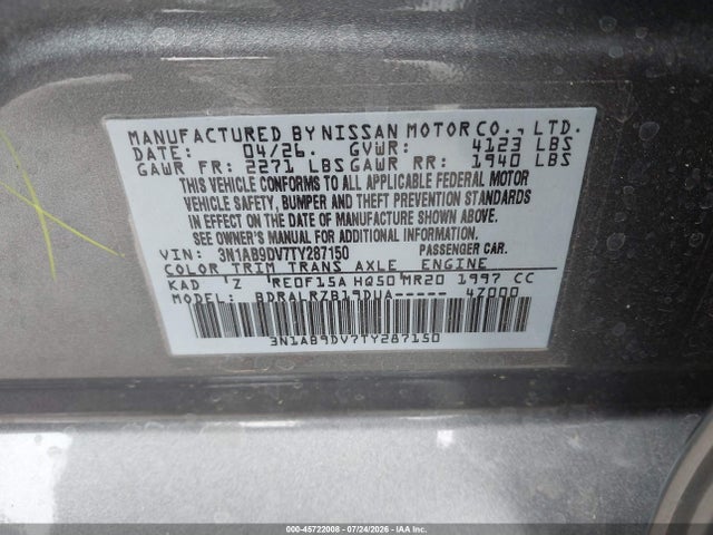 2026 Nissan SENTRA SR 照片 9