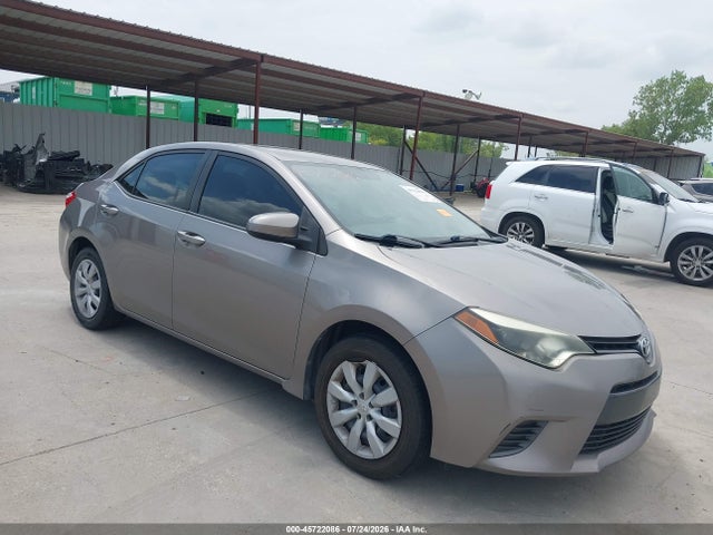 2016 TOYOTA COROLLA LE