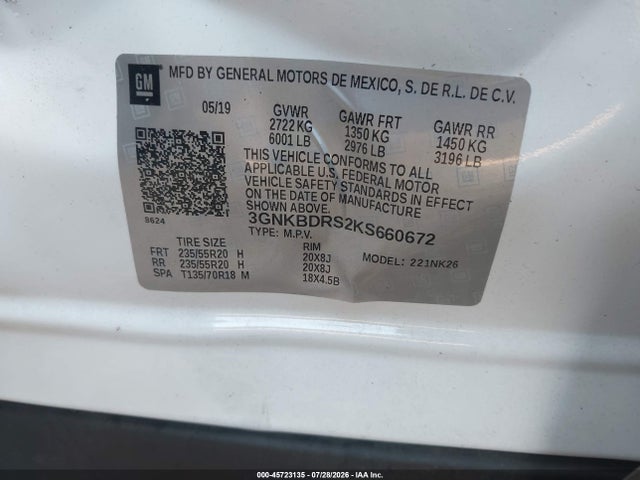 2019 CHEVROLET BLAZER 9