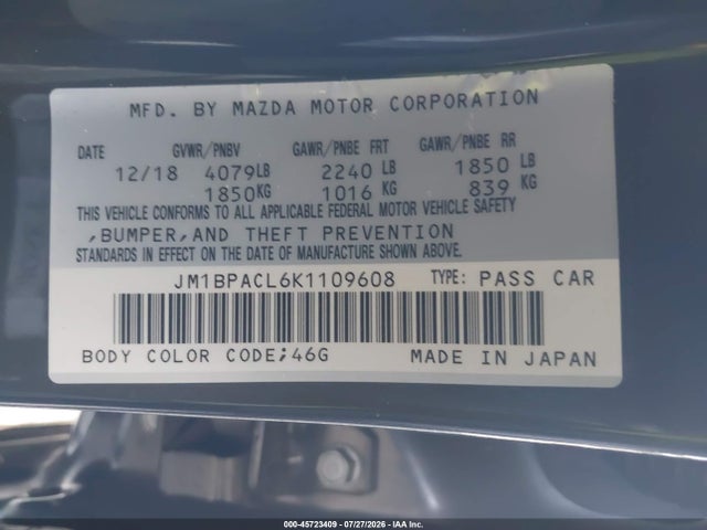 2019 Mazda MAZDA3 SELECT PACKAGE — фото 9