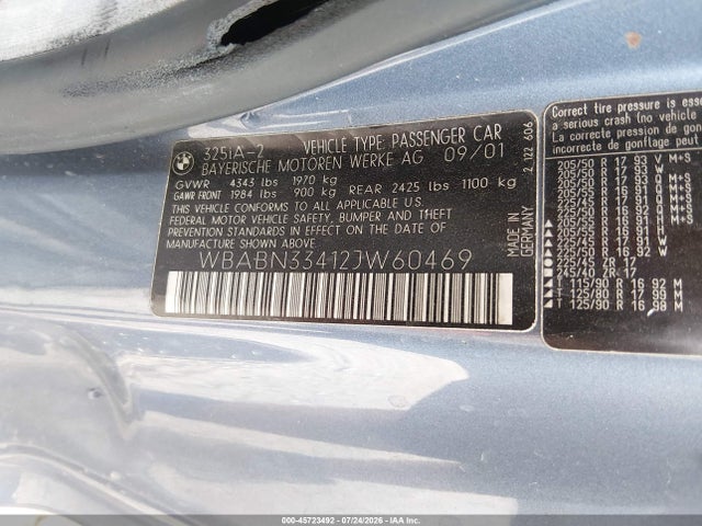 2002 BMW 325CI 照片 9