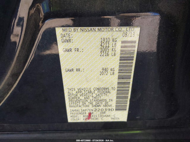 صورة 9 لـ 2014 Nissan ALTIMA 2.5 S