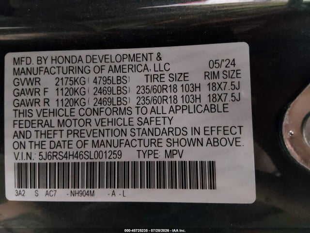 2025 HONDA CR-V EX AWD 9