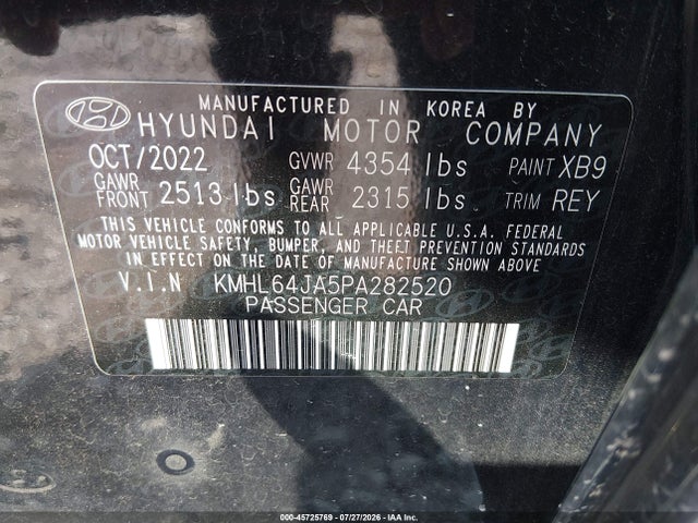 2023 HYUNDAI SONATA SEL 9