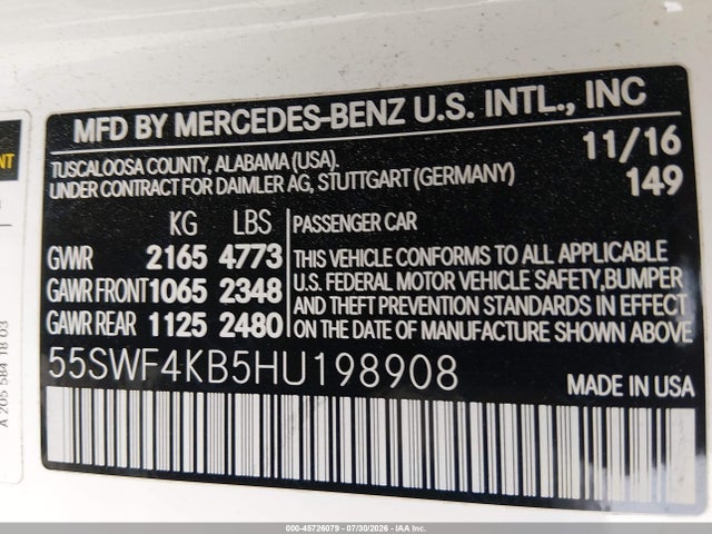2017 MERCEDES-BENZ C 300 4MATIC 9