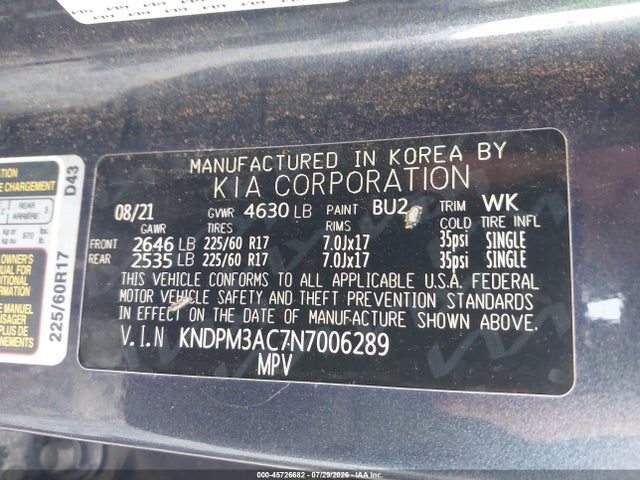 2022 KIA SPORTAGE LX 9