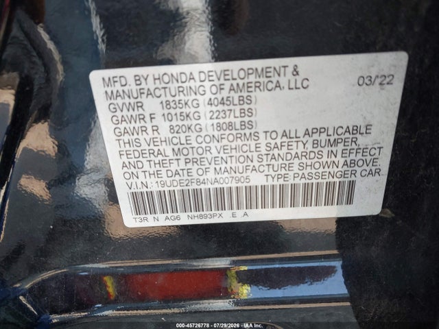 2022 ACURA ILX PREMIUM A-SPEC PACKAGES/TECHNOLOGY A-SPEC PACKAGES 9
