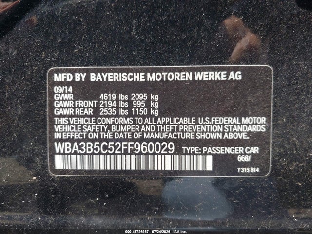 2015 BMW 328I XDRIVE — фото 9