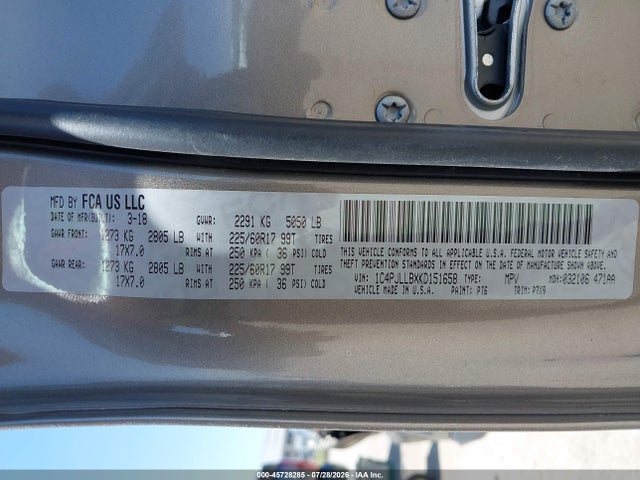 2019 JEEP CHEROKEE LATITUDE PLUS FWD 9