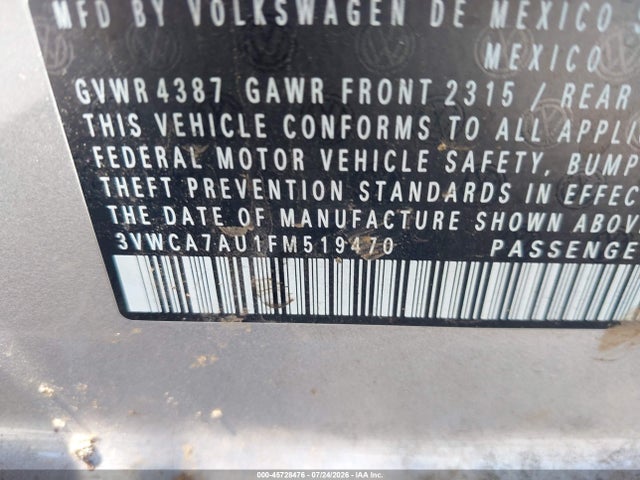 2015 Volkswagen GOLF SPORTWAGEN TDI S 4-DOOR photo 9