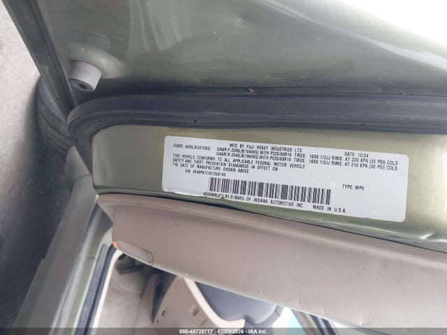 2005 Subaru OUTBACK 2.5I 照片 9