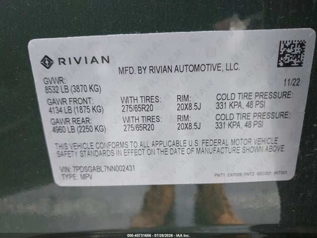2022 RIVIAN R1S LAUNCH EDITION 9