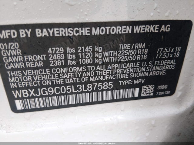 2020 BMW X1 XDRIVE28I 9
