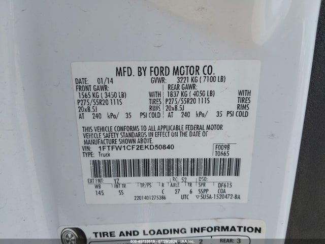 2014 FORD F-150 STX 照片 9