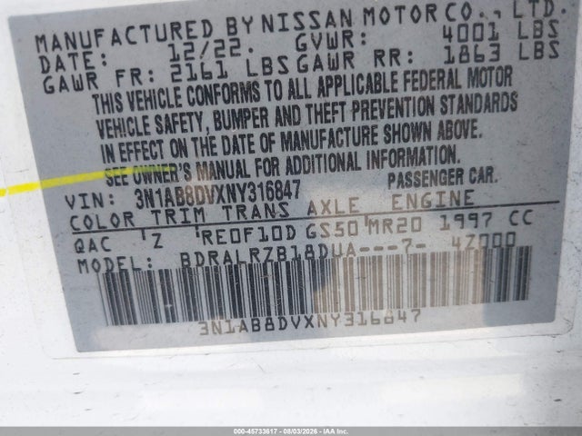 صورة 9 لـ 2022 Nissan SENTRA SR XTRONIC CVT