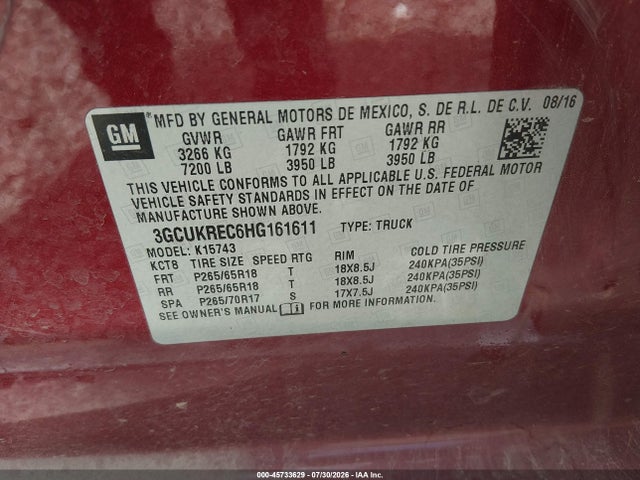 2017 CHEVROLET SILVERADO 1500 LT 9
