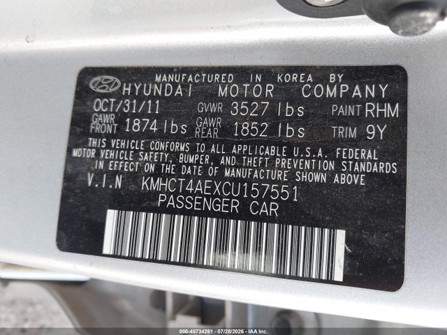 صورة 9 لـ 2012 Hyundai ACCENT GLS