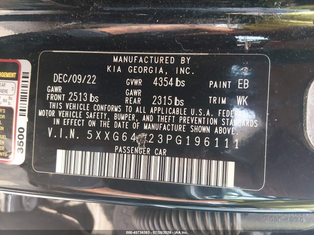 2023 KIA K5 GT-LINE 9