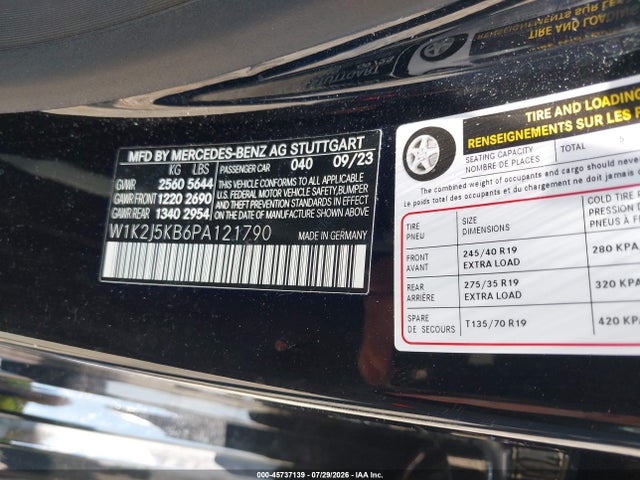 2023 MERCEDES-BENZ CLS 450 COUPE 9