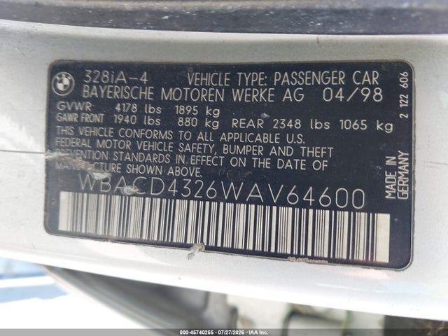 صورة 9 لـ 1998 BMW 328I