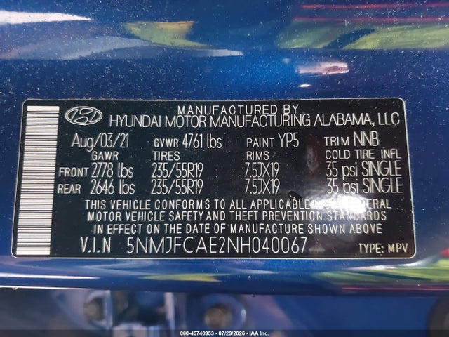 2022 HYUNDAI TUCSON SEL 9
