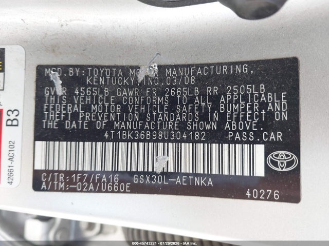 صورة 9 لـ 2008 Toyota AVALON XL