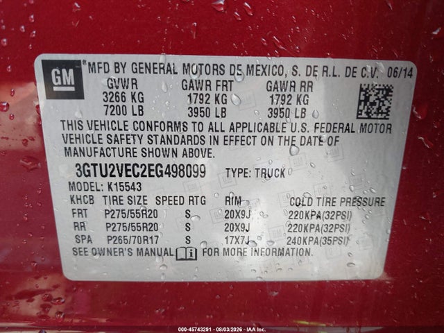 2014 GMC SIERRA 1500 SLT — фото 9