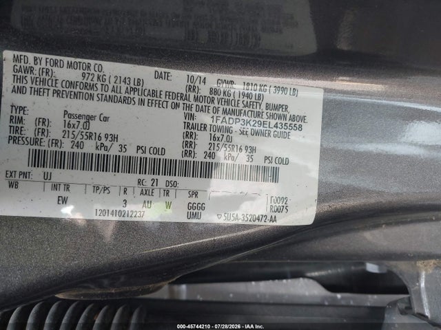 2014 FORD FOCUS SE — фото 9
