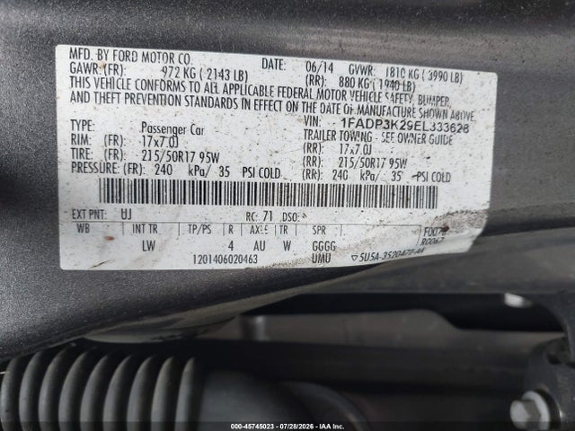 صورة 9 لـ 2014 FORD FOCUS SE