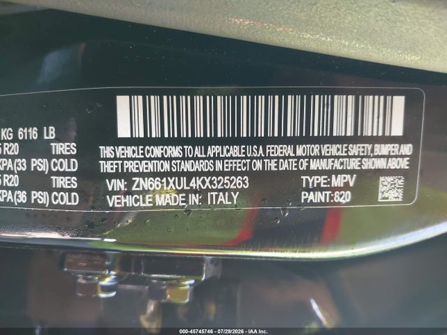 2019 MASERATI LEVANTE GRANLUSSO 9
