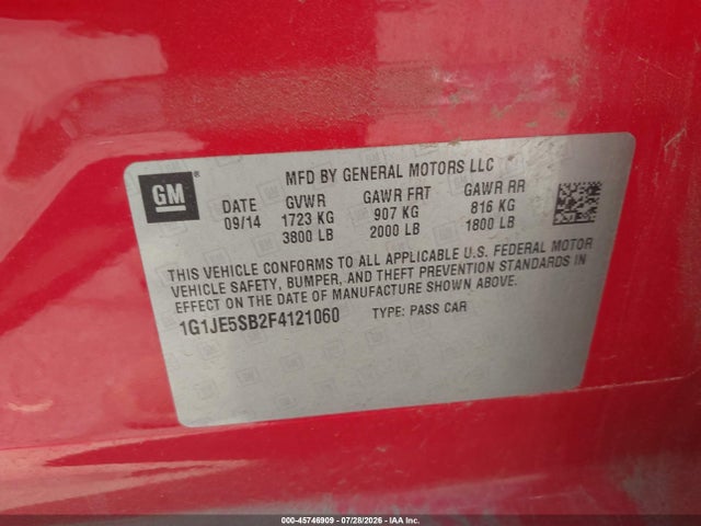 صورة 9 لـ 2015 Chevrolet SONIC LTZ AUTO
