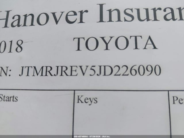 2018 TOYOTA RAV4 HYBRID XLE 9