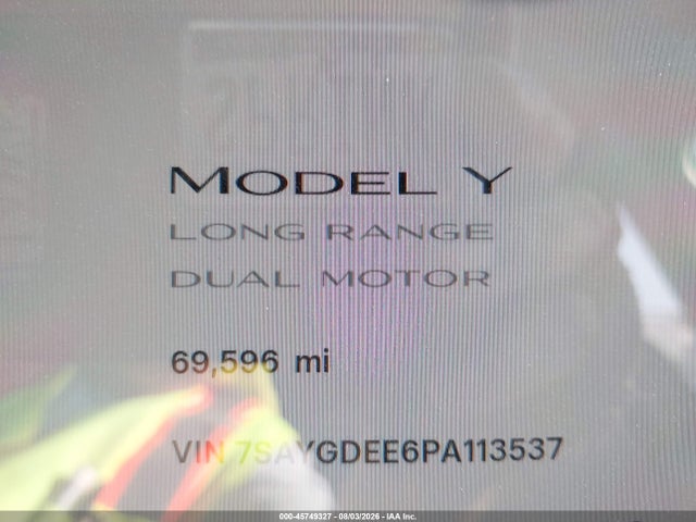 2023 TESLA MODEL Y AWD/LONG RANGE DUAL MOTOR ALL-WHEEL DRIVE 7