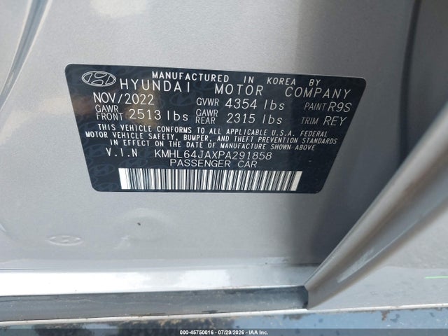 2023 HYUNDAI SONATA SEL 9