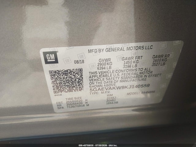 2019 BUICK ENCLAVE AWD ESSENCE 9