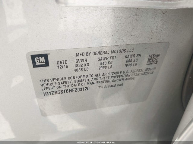2017 Chevrolet MALIBU LS 缩略图 9