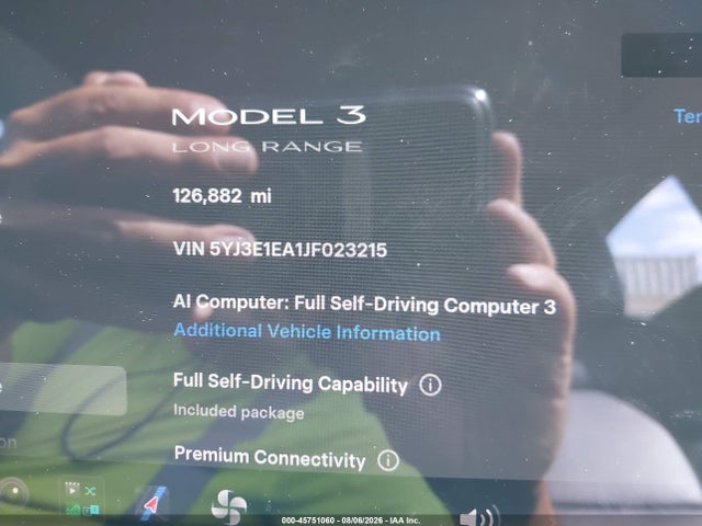 2018 TESLA MODEL 3 LONG RANGE/MID RANGE 7