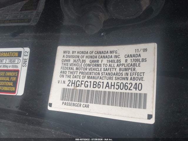 2010 Honda CIVIC LX 照片 9