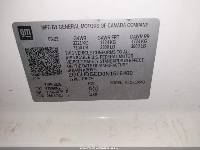 2022 CHEVROLET SILVERADO 1500 4WD SHORT BED LTZ 9